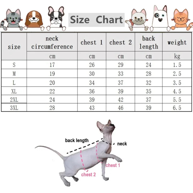 New Year Cat Clothing Ruffle Sleeves Cotton Clothes for Sphynx Winter Warm Sweet Sweater for Kittens Thick Coat for Devon Rex