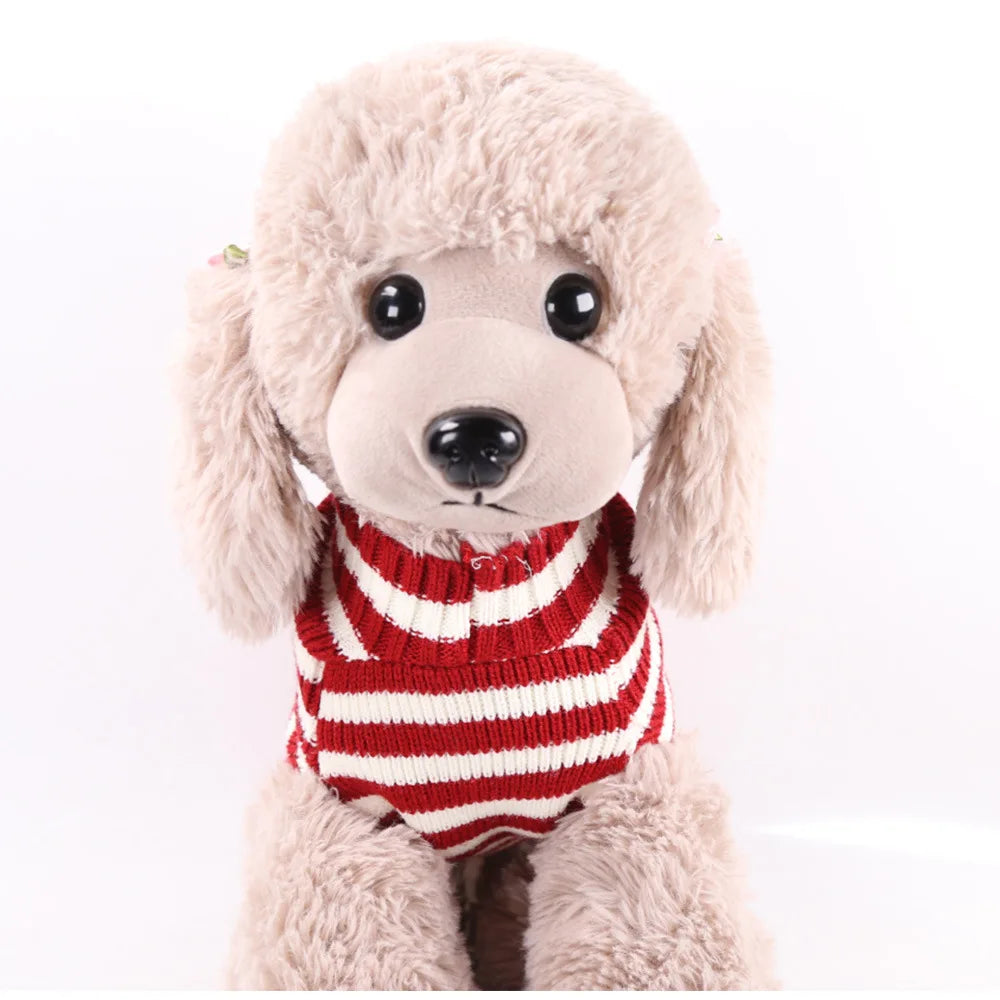 Christmas Dog Hoodies Holiday Puppy Costume Winter Pet Clothes Warm Plush Xmas Santa Elk Sweater Coat for Small Dog Cat Clothing