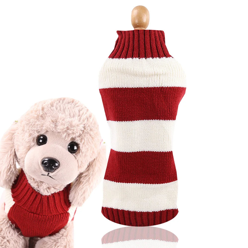 Christmas Dog Hoodies Holiday Puppy Costume Winter Pet Clothes Warm Plush Xmas Santa Elk Sweater Coat for Small Dog Cat Clothing