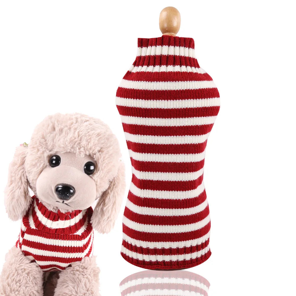 Christmas Dog Hoodies Holiday Puppy Costume Winter Pet Clothes Warm Plush Xmas Santa Elk Sweater Coat for Small Dog Cat Clothing