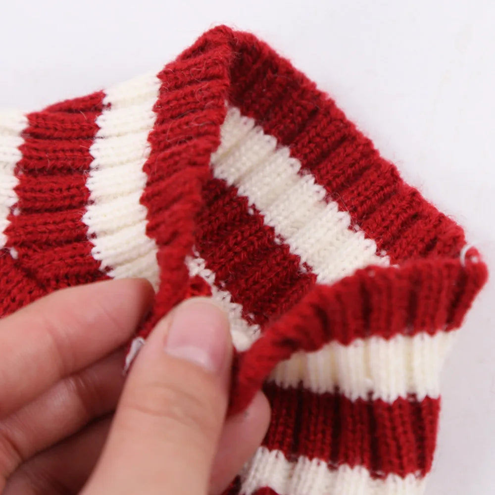 Christmas Dog Hoodies Holiday Puppy Costume Winter Pet Clothes Warm Plush Xmas Santa Elk Sweater Coat for Small Dog Cat Clothing