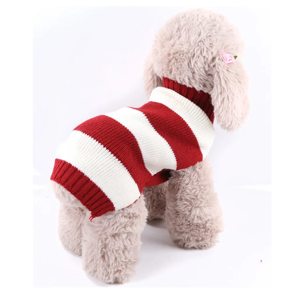 Christmas Dog Hoodies Holiday Puppy Costume Winter Pet Clothes Warm Plush Xmas Santa Elk Sweater Coat for Small Dog Cat Clothing