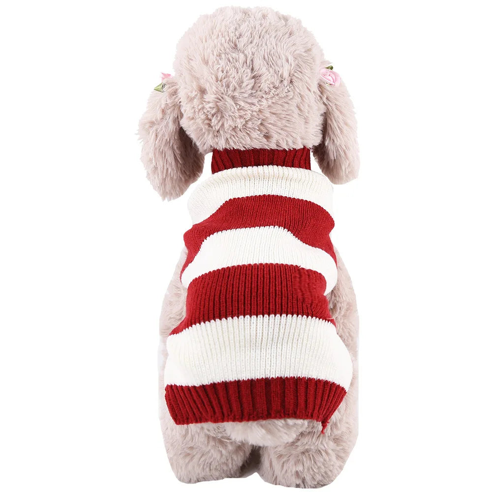 Christmas Dog Hoodies Holiday Puppy Costume Winter Pet Clothes Warm Plush Xmas Santa Elk Sweater Coat for Small Dog Cat Clothing