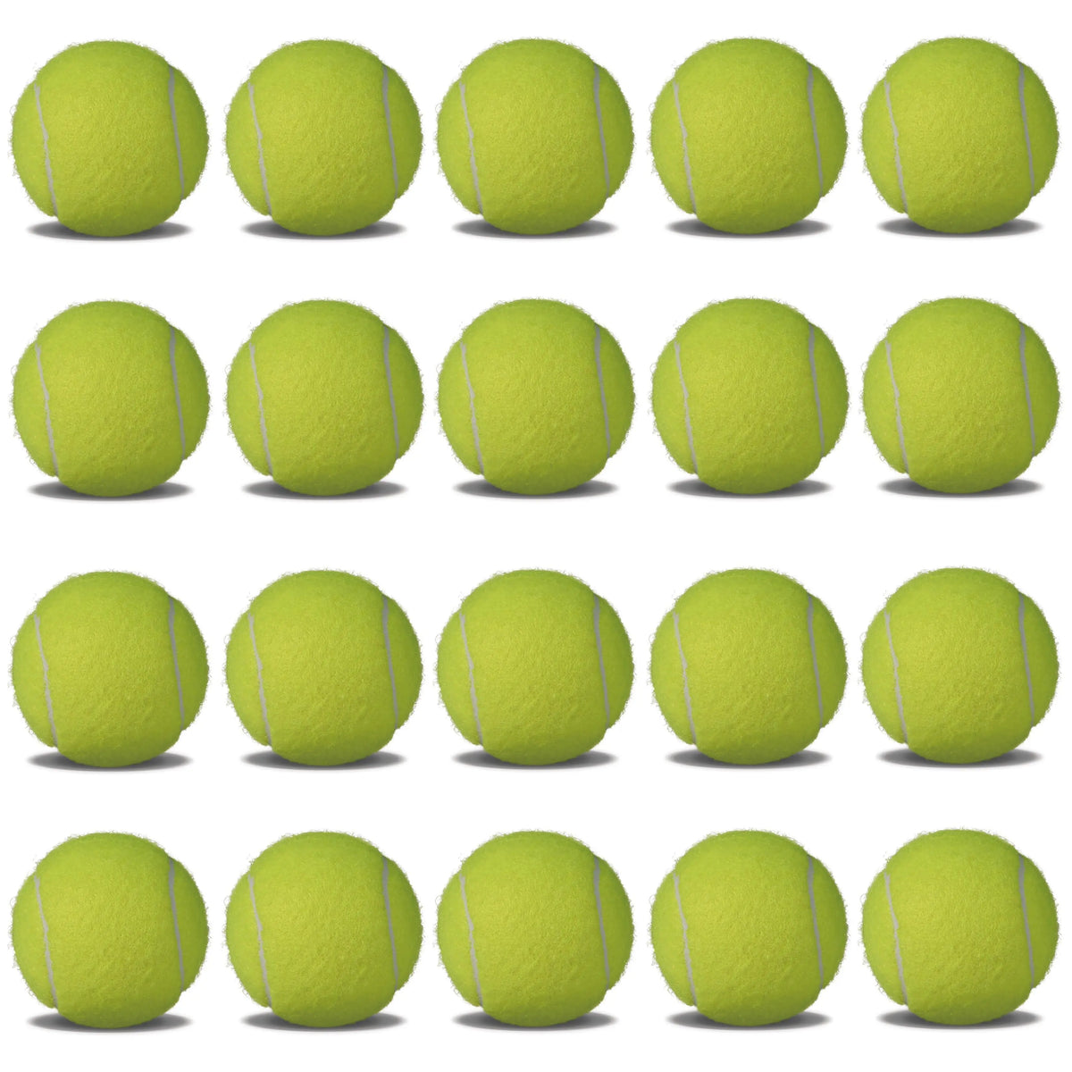 AMA Tennis Balls,6/12/20PCS Advanced Training Balls for Beginner Pet Dog Practice Tennis Balls with Mesh Bag for Easy Carry