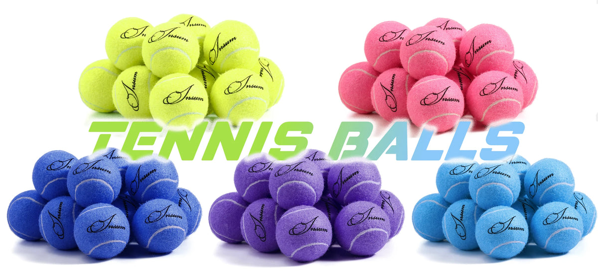 AMA Tennis Balls,6/12/20PCS Advanced Training Balls for Beginner Pet Dog Practice Tennis Balls with Mesh Bag for Easy Carry