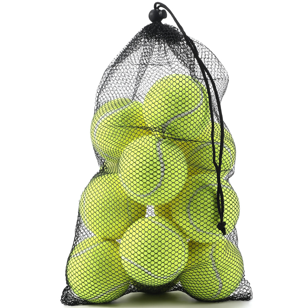 AMA Tennis Balls,6/12/20PCS Advanced Training Balls for Beginner Pet Dog Practice Tennis Balls with Mesh Bag for Easy Carry