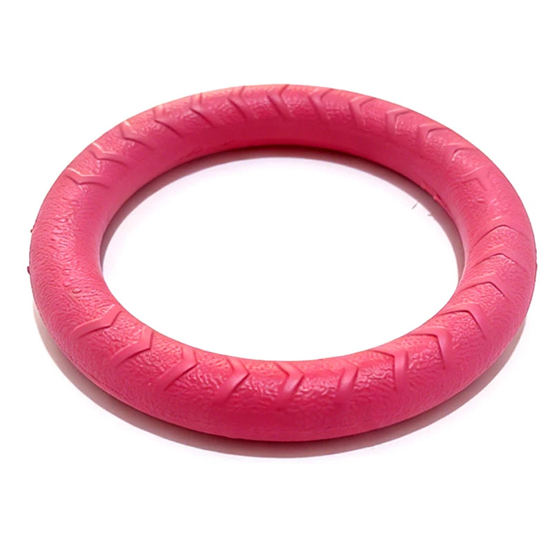 Dog Toys Pet Flying Discs EVA Dog Training Ring Puller Resistant Toys For Dogs Floating Puppy Bite Ring Toy Interactive