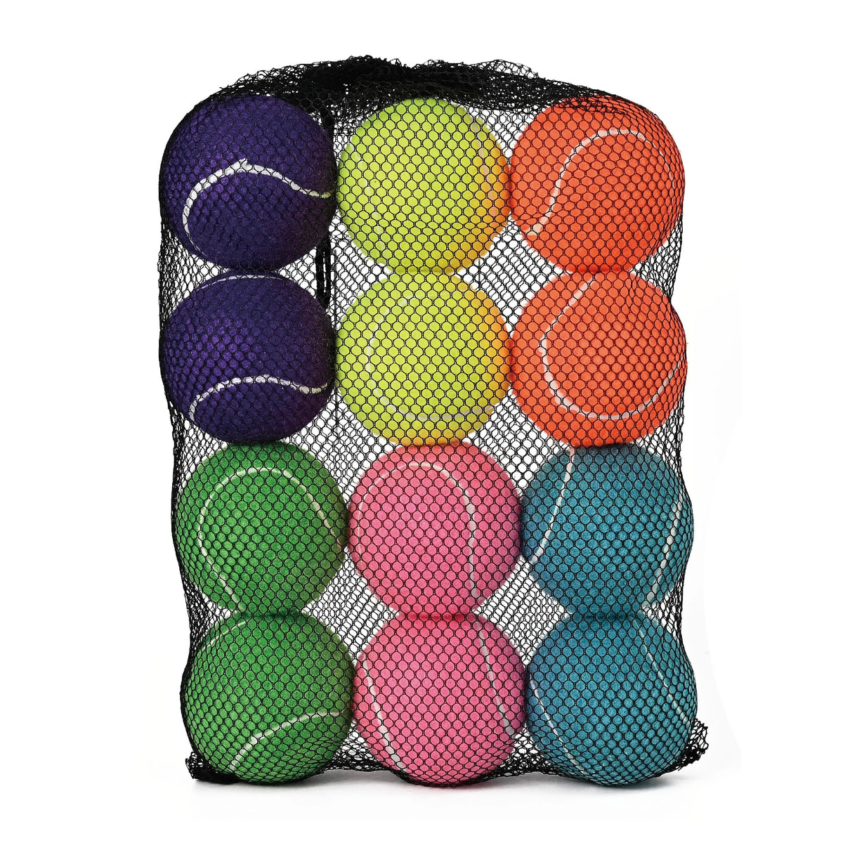 AMA Tennis Balls,6/12/20PCS Advanced Training Balls for Beginner Pet Dog Practice Tennis Balls with Mesh Bag for Easy Carry