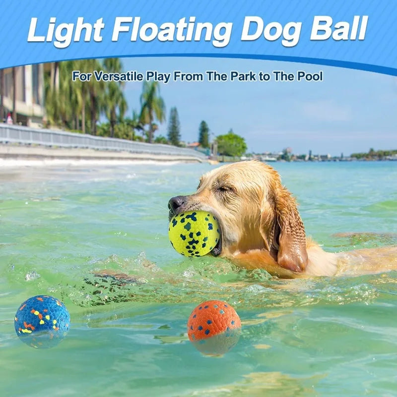 Dog Toy Ball Solid Bite Resistant Small Large Dog Toys E-TPU High Elasticity Pet Chew Ball Toy Interactive Puppy Pet Supplies