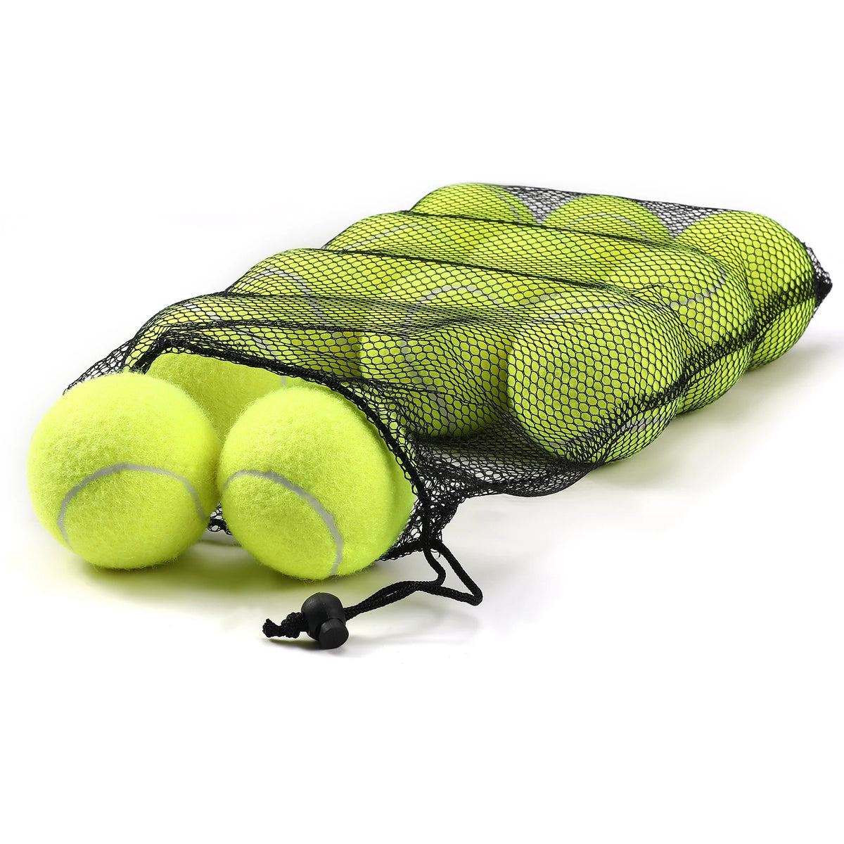 AMA Tennis Balls,6/12/20PCS Advanced Training Balls for Beginner Pet Dog Practice Tennis Balls with Mesh Bag for Easy Carry