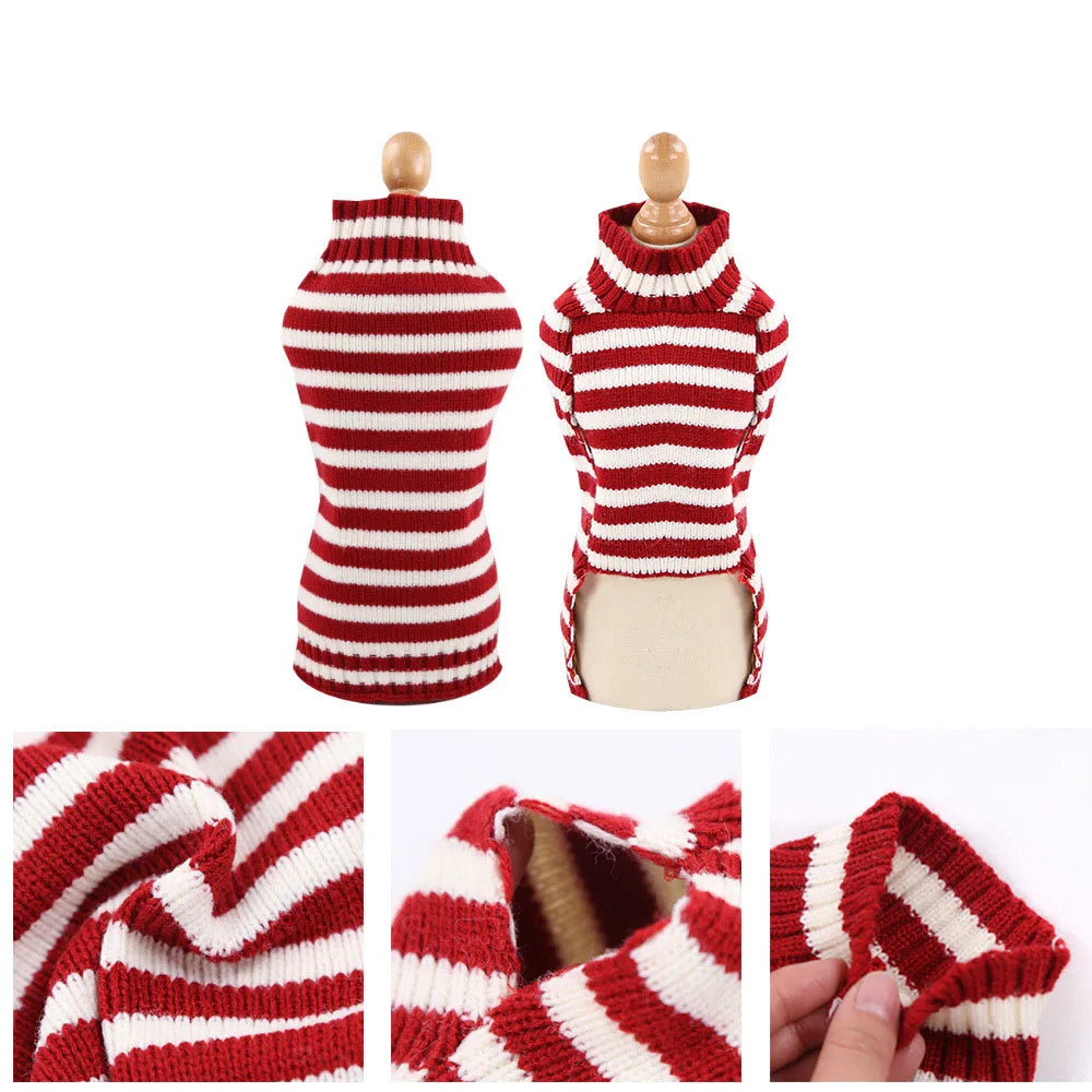 Christmas Dog Hoodies Holiday Puppy Costume Winter Pet Clothes Warm Plush Xmas Santa Elk Sweater Coat for Small Dog Cat Clothing