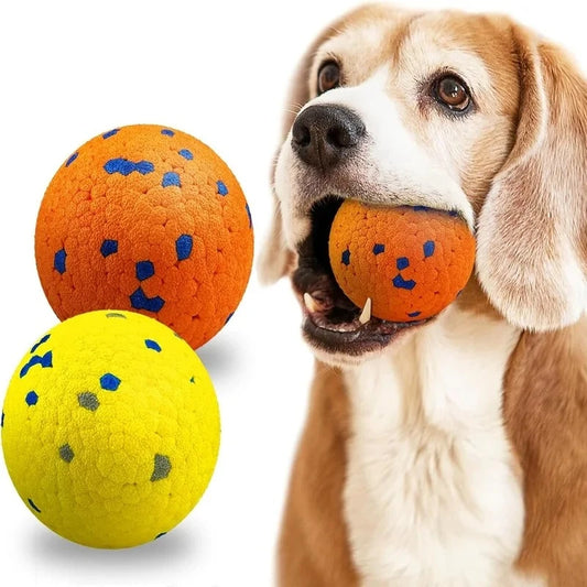 Dog Toy Ball Solid Bite Resistant Small Large Dog Toys E-TPU High Elasticity Pet Chew Ball Toy Interactive Puppy Pet Supplies